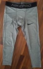 Nike Herren Sport Leggings, Laufhose Sporthose Gr.S.,Grau,Dri-Fit.