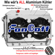 3 Reihe Kühler Shroud Lüfter Für 1970-75 Nissan Datsun 240Z 260Z L6 2.4L AT NEU