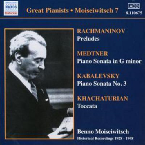 Benno moiseiwitsch great - moiseiwitsch,