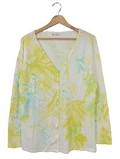 MIA MARIA Cardigan Damen Jacke Gr. DE 46 weiß-blassgelb-blau Casual-Look