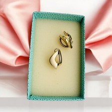 Pierre Lang Creolen Gold Matt  Ohrringe