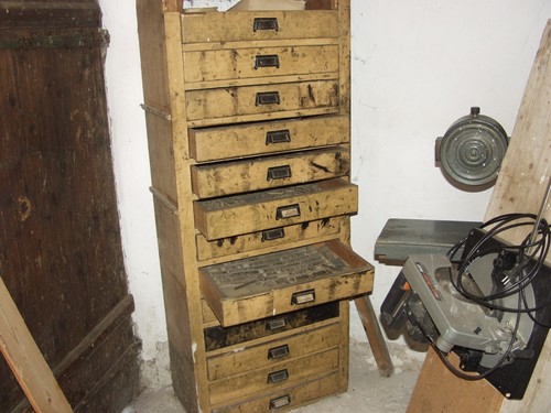 Setzkasten buchdrucker - setzkasten,