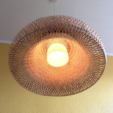Japanische Rattan Hängelampe - 60cm Durchmesser