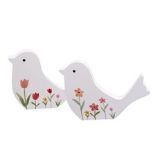 2er-Set Dekofiguren Vogel aus