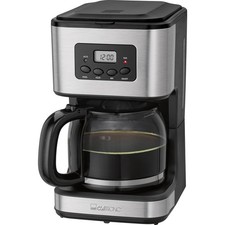 Clatronic KA 3642 Kaffeemaschine Schwarz, Edelstahl  Fassungsvermögen Tassen=...