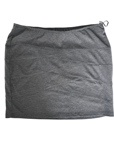 Grauer minirock gina - grauer, /