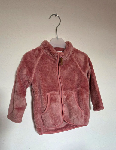 Baby fleecejacke rosa gr - h&m,