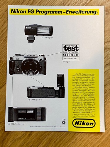 Nikon zubehör blitz - fg,