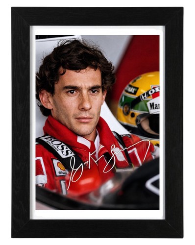 Ayrton senna signed autogramm - ayrton,