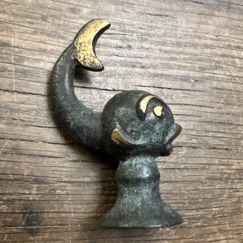 Gluttöter bronze fisch figur - gluttöter,