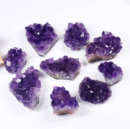Amethyst cluster drusenstücke - amethyst,