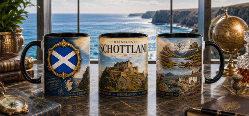 Schottland souvenir tasse - schottland,