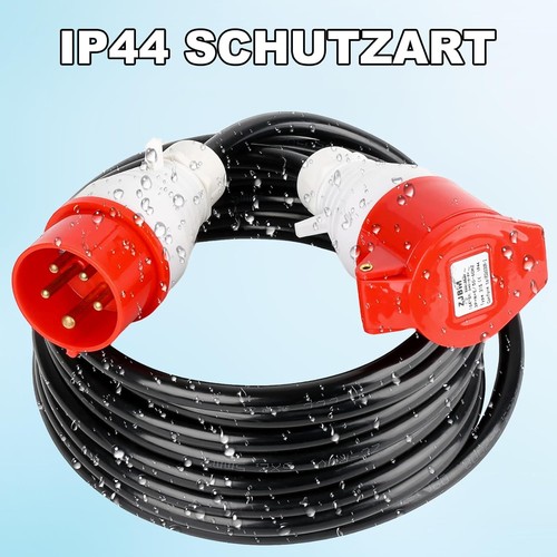 Cee starkstromkabel 400v - 400v, 16a