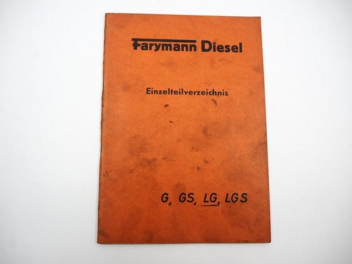 Original farymann diesel gs - diesel, g