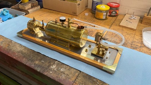 Saito kessel mit dampfmaschine - mit,