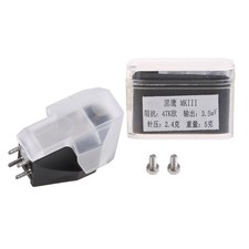 Moving Cartridge for LP Turntable Phonograph Oval Stylus 13mm Hole Diam