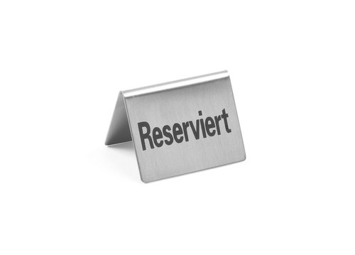 Tischschild reserviert 4 - tischschild,