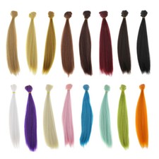 Puppe Glattes Haar Perücke