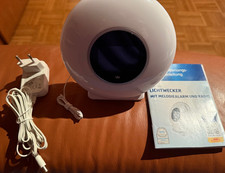 Lichtwecker mit Melodiealarm und Radio, Farbwechsel, 7 Farben