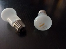 2 x Osram 40 Krypton mattiert Glühbirne Glühlampe E 27 220-230V 40W
