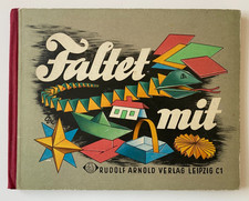 Buch: Faltet mit - DDR Lehrmittel Schule Kindergarten Basteln