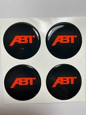 4x ABT Silikon Felgenemblem