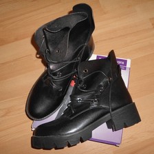 NEU RESERVED DAMEN BOOTS SCHWARZ GR.42 eher 41