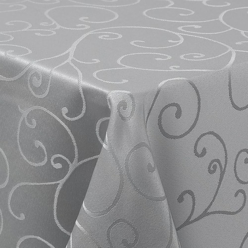 Tischdecke abwaschbar jacquard - tischdecke,