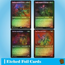 Baldur's Gate Magic Karten | Raphael Kagha Sarevok Gut | MTG NM Edged Foil Cards