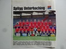 Mannschaftsfoto / 2.Bundesliga Saison 1998 / SpVgg Unterhaching