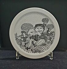 Künstlerteller Björn Wiinblad Sammelteller "Herr Moll..." Rosenthal Monatsteller