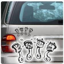 Auto Aufkleber lustige Kolben Autoaufkleber Sticker Tuning 4er witzig Fun A3014S