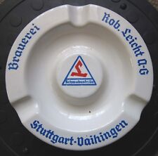 Aschenbecher ROBERT LEICHT AG Schwabenbräu Stuttgart Brauerei Reklame Werbung