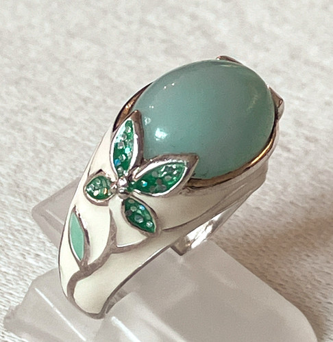 925 sterling silber amazonit - silber,