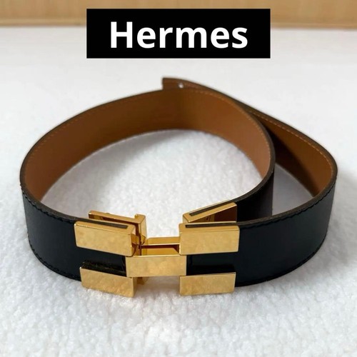 Hermes ledergürtel schwarz - hermes,