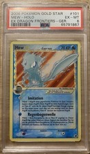 Pokemon Mew Gold Star Holo
