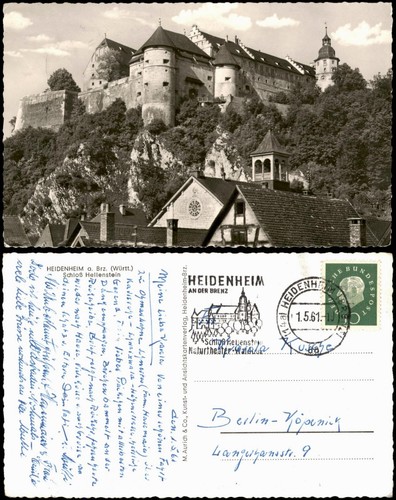 Ansichtskarte heidenheim - heidenheim, an