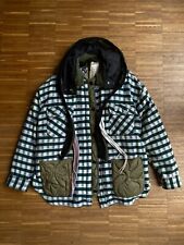 Custom Winter Jacket Overshirt Under Tissue Vintage XL Green
