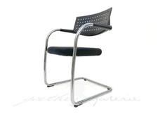 VisaVis Vitra Sessel Freischwinger Stuhl Stahlrohr 'vis a vis' Designsessel