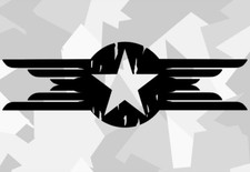 2x US ARMY STERN RETRi STICKER AUTO CAR AUFKLEBER RATTE ARMEx STAR OLDSCHOOL ex 