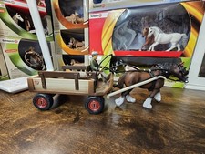 Schleich  72003 Kutsche Pferdewagen Pferd Exclusive Braune Kutsche  Bauer