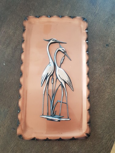 Bild kranich metall vintage - kranich,