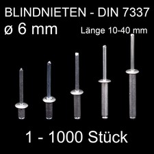 Blindnieten Popnieten Alu