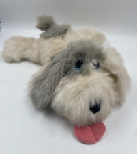 Mattel Hund Smoochie Pooch weiß grau elektronisch DEFEKT 1998 vintage