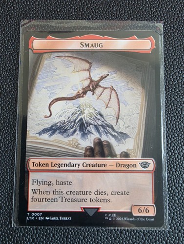 Smaug token mtg 7 - smaug,