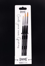 Grimas Schminkpinsel Set Round