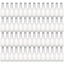 56er Set Glasflaschen 250 ml Schraubverschluss, leer, Likörflaschen, Spirituosen