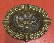 Alter Messing Aschenbecher