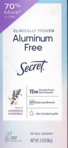 Secret aluminiumfreies deo - aluminiumfreies,