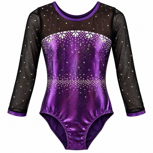 Gymnastikanzug damen lila - gymnastikanzug,